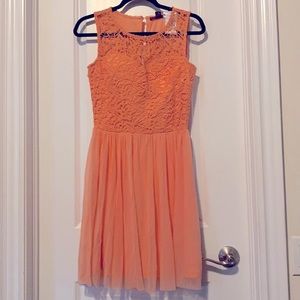 Suzy Shier Peach dress